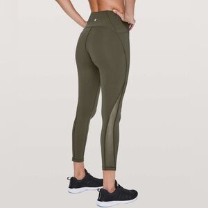 Lululemon Train Times 7/8 Pant 25" Dark Olive